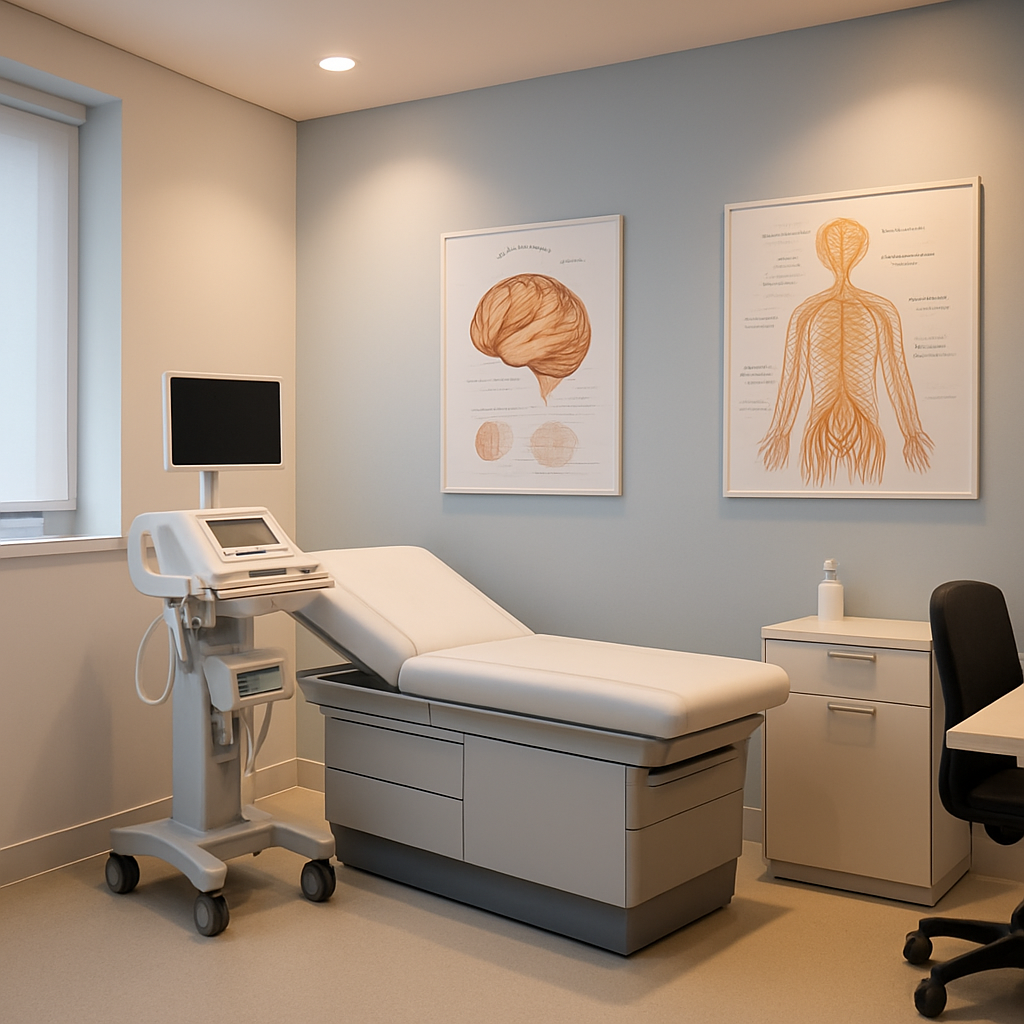 HA Neurology consultation room — modern specialist neurology practice